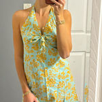 Gap  Y2K Floral Halter Dress Photo 0