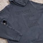 Taylor Swift The Eras Tour Merch Hoodie Dark Gray Dates Eras Graphic Size M Photo 10