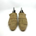 ZARA Suede Fringe Loafers Women's 9 US Photo 3