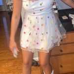 Lucy in the Sky White Flower Dress Photo 0