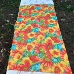 Beautiful bright vintage‎ floral scarf by Krista Orange Photo 0