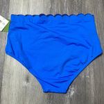 Kate Spade  Scallop Bikini Bottom Riviera Blue NEW Photo 2