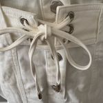 White House | Black Market white denim trucker dress Photo 3