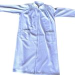 Miss Elaine Maxi Robe PL Petite Large Blue Fleece Zip Embroidered Flower… Size undefined Photo 3