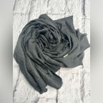 Max Studio  gray square blanket scarf new Photo 2