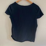 All Saints V Neck Raw Hem Top Photo 3