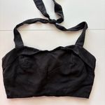 Reformation  women’s‎ size 0 Black Halter Crop Top Photo 0