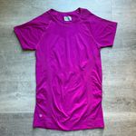 Athleta Speedlight Seamless Pink Short Sleeves Top Size L Rose Verbena Photo 1
