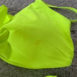 Neon Yellow High Waisted Bikini Set Size M Photo 3