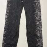 Lululemon Wunder Under Hi-Rise Tight Overlace Wunderunder HR Ice Grey Black Sz 8 Photo 2