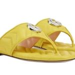 Gucci Double G Thong Sandal Flip Flop Acid Lime Photo 0