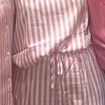 Pink Striped Pajama Set Photo 0