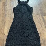 LULU’S Love Poem Black Lace Mini Dress Photo 2