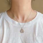 Handmade fully stainless steel spiral swirl uzumaki funky boho grunge style necklace🌀 Photo 6