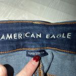 American Eagle  Super Stretch Artist Flare Jeans Size 10 Long Dark Wash Denim Photo 2