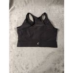 Zyia  Active size S Black All Star Mesh Sports Bra Scalloped Edge Photo 1