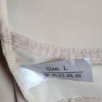 None Cream Seamless Back Front Snap Bra (L) Photo 5