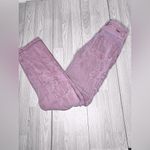 PacSun  Women’s 90’s Boyfriends Flower Embroidered Maroon Jeans Photo 2