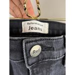Reformation High & Skinny Jean In Faded Black Destroyed - Size - 26 Photo 5
