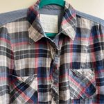 Free People  We the Free plaid cotton shirt Size Small Photo 2