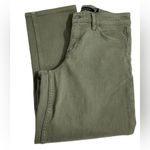 Athleta  Flex Straight Crop Jean in Olive Green‎ Size 8P Denim Photo 5