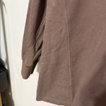 Wild Fable  Long Sleeve Thermal Mix Tunic Dark Taupe Oversized Fit NWT Photo 4