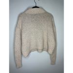 American Eagle Cropped Mock Turtleneck Sweater Women's Size Medium Neutral Photo 1