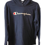 Champion NWT NAVY BLUE COTTON HOODIE Photo 0