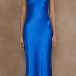 RUNAWAY THE LABEL Samsara Dress Royal Blue Photo 3