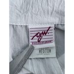 Vintage 80s White Floral Appliqué Sweatshirt AGWT Division of Graff | Medium Y2K Photo 5