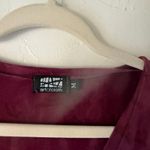 Art of Cloth Tie Dye Ombre Asymmetrical Tunic Top Lagenlook Artsy Festival Boho Purple Size M Photo 5