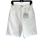 Loulou Studio Isu Shorts in Ivory 25 New Womens Bermuda Long Knee White Photo 5
