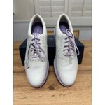 Cole Haan  Womens Shortwing Leather Golf Shoes Silver Birch Lavender Size 8.5 NIB Photo 4