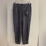 Olivaceous Women’s Dark Gray Cuffed Dressy Jogger Pants Size L NEW Photo 1