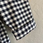 Victoria Beckham for Target Black and White Gingham Check, Ruffle, 3/4 Sleeve, S Photo 9