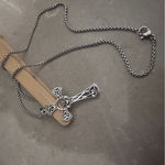 Sterling Silver Celtic Cross Necklace – 18” Chain Silver Photo 1