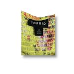 Torrid  2X Lime Green Floral Tank Top Smocked Babydoll Cami Boho Challis Summer Photo 5