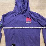 Superdry Womens  Purple Pull Over Hoodie L Made In Turkey Altitude‎ Performance Photo 3