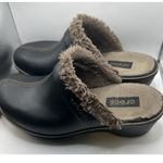Crocs Cobbler 11552 Women's Black Brown Faux Fur Slip On Mule Clog Shoes Size 9 Photo 2