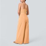 Halara NWT  Side Invisible Zipper Pocket Wide Leg Quick Dry Resort Slip Jumpsuit Photo 6