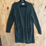 Universal Threads Long Green Open Front Cardigan Sz M Photo 0