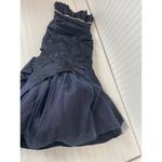 Pesavento Couture Black Ruffled Strapless Ruched Mermaid Dress Size S Photo 5