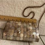 Mother of pearls embellished beaded crossbody mini bag clutch Photo 4
