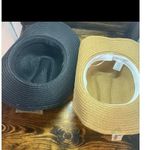 Set Of Time And Tru Black And Tan Hats Photo 3