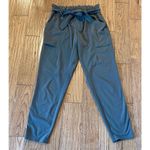 Athleta  skyline paperbag olive green pant size 2 Photo 3