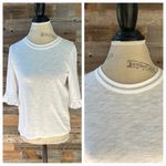 Goldie NWT  Link Embroidery Ruffle Sleeve Top White Size Small Photo 1