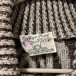 Vintage White & Brown Pattern Sweater Size M Photo 4