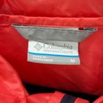 Columbia  Rockwell Falls Lightweight Hooded Windbreaker Jacket Coral Gray Size M Photo 2