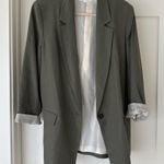 ZARA  Linen Blazer Oversized Photo 0