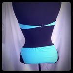 Strapless teal bikini size 34B Blue Size M Photo 2